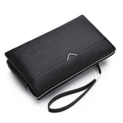 

Mens Fashion Credit Card Wallet Long Wallet Multifunction Zipper Bag Mens Tote Bag fdk1022