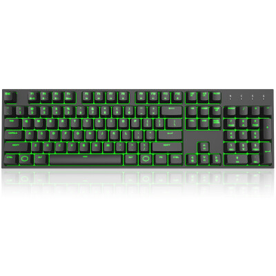 

CoolerMaster MK750 RGB Symphony Mechanical Keyboard Green Axis Cherry Axis CNC TopFull Key No RushJereh Eat Chicken Keyboard