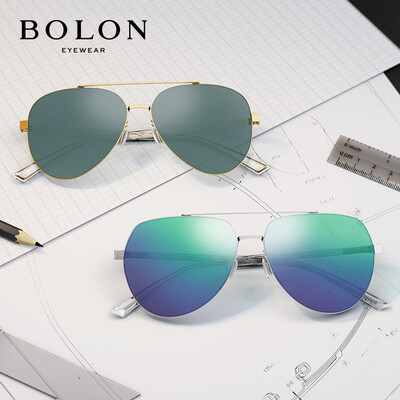 

Tyrannosaurus BOLON sunglasses mens classic fashion glasses aviator sunglasses BL8030D70 - electric light blue dumb gun color