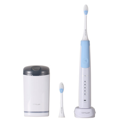 

GEVILAN SonicPro DailyClean Electric Rechargeable Toothbrush with UV Sanitizer Blue