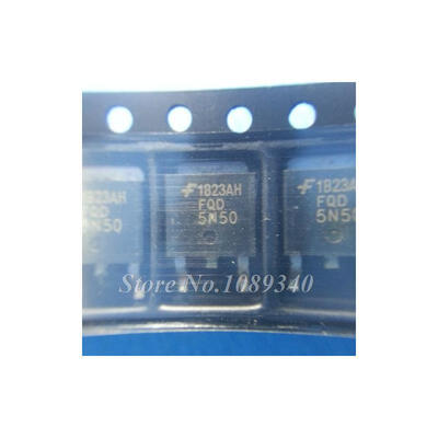 

10PCS free shipping 100% new original new FQD5N50C 5N50 TO252 500V 4A 2.5W MOS original
