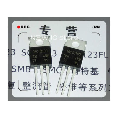 

20pcs/lot Free Shipping IR 16CTQ100 16V 60 / 100A Schottky rectifier transistor original specials