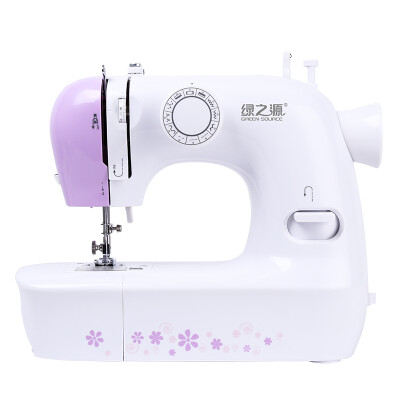 

Green source micro sewing machine mini household electric multi-function small eat thick mini pedal manual tailoring machine