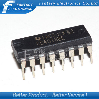 

50PCS CD4018BE DIP16 CD4018 DIP new and original IC free shipping