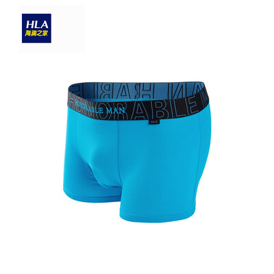

HLA Haiyan House Panties Male 2018 Hot Sale Comfortable Breathable Single HUKAJ1E026A Lake Blue 26 180105