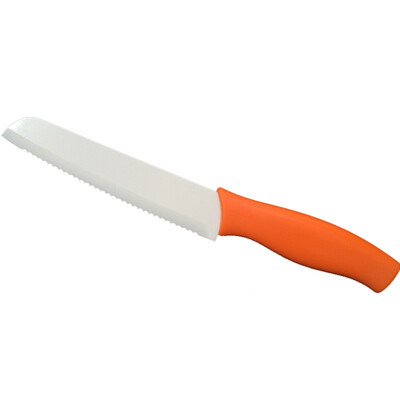

Bing Feng ceramic knife bread knife serrated knife watermelon knife handle color random IC-00