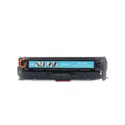 

Compatible CC530A CC531A CC532A CC533A Color Toner Cartridge for Color LaserJet CM2320 CP2020 CP2025