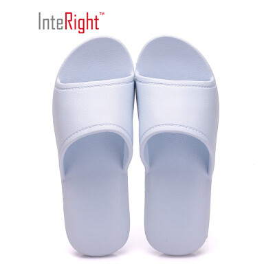 

INTERIGHT Japanese-style bathroom light&soft bottom home sandals&slippers womens quiet blue 37-38 IN1561