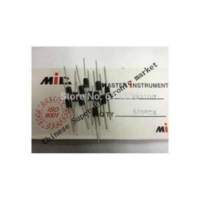

50PCS SR3100 SR3100 / SB3100 100V 3A 100V 3A DO-27 schottky diode