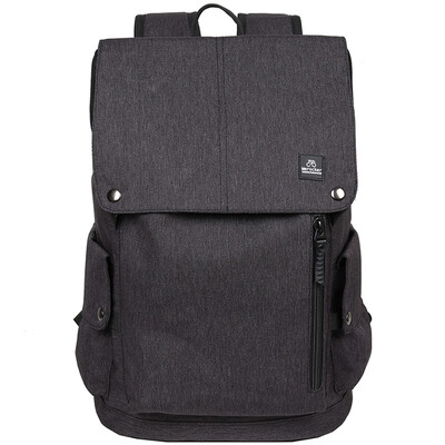 

Light rider backpack male fashion trend Korean backpack college student bag casual simple computer bag 845 black