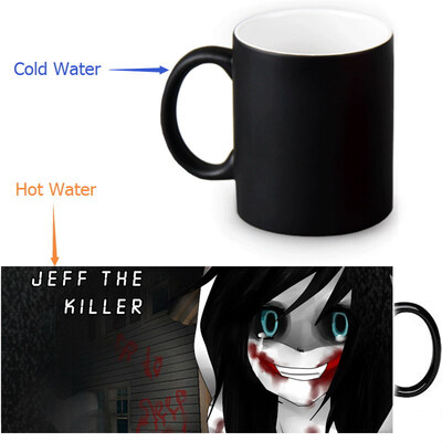 

Jeff The Killer Morphing Mug Color Change Tea Cup Magic Milk Coffee Mug