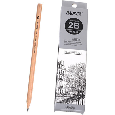 

Baoke (Baoke) PL1645 офис рисунок карандашом рисунок карандашом эскиз кратно серый 5B 12 Zhi