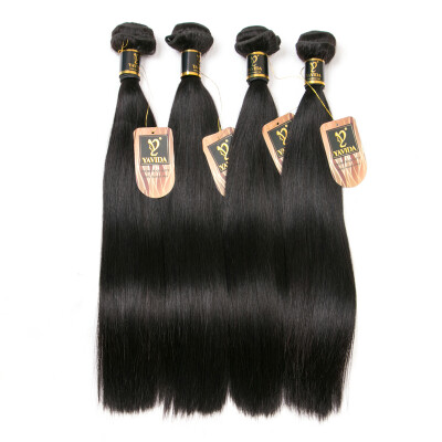 

YAVIDA Hair Indian Virgin Hair 7A Straight 3 Pcs Virgin Hair Raw Indian Straight Virgin Hair Weave Bundles