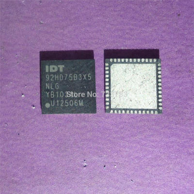 

5pcs/lot IDT92HD75B3X5NLG IDT 92HD75B3X5NLG 92HD75B3X5 92HD75B FOUR CHANNEL HD AUDIO CODEC