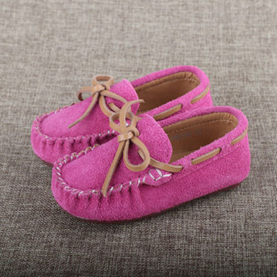 

Children Shoes Girls Boys Shoes 2018 Fashion Bow High Quality Toddler Baby Kids Shoes Genuine Leather Casual Soft Kids Moccains