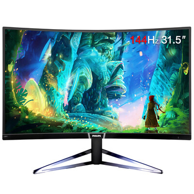 

Philips PHILIPS 315 Inch Series 2K1800R Surface 144HzFreeSync Ambilight Gaming E-sport Chicken Monitor 328M6FJMB