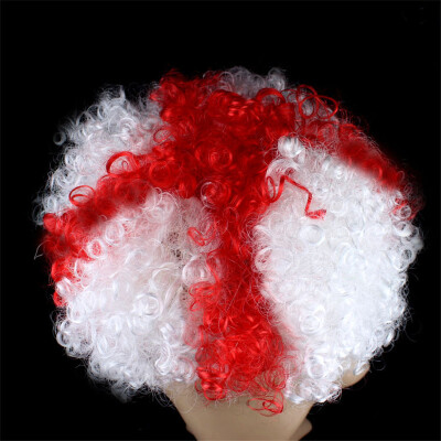 

National Flag Wig Football World Cup Flag Wig Headgear For Soccer Football Fans