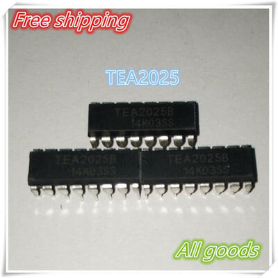 

100pcs/lot free shipping TEA2025 TEA2025B A2025 (9-12V) DIP-16 Audio power amplifier Integrated circuit good quality and ROHS