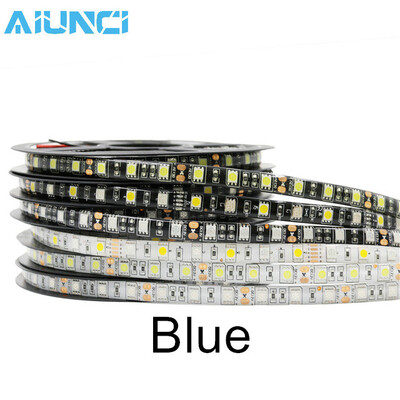 

LED Strip 5050 DC12V Flexible LED Light Black White PCB No Waterproof Waterproof 60 LEDm 5mlot
