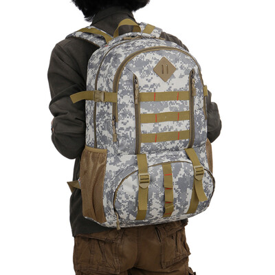 

New Outdoor Climbing Bag Travel Bag Male&Female Models Large Capacity 50L Camouflage Shoulder Bag