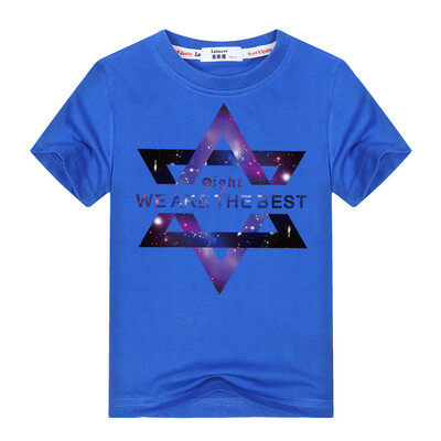 

Дети Звездная Sky Star из Дэвида T Shirt Boys 100% Хлопок Высокое качество Топы Лучший друг Тис Смешные футболки 2018 Летнее Brand