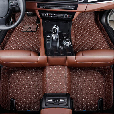 

Purple wind chime car mat special car surrounded by leather Buick Yinglang Lang Yi magotan Tianyi Bo Yue Weilang vv7s Fu Rui Si Qi Jun Audi a4l single layer - elegant coffee