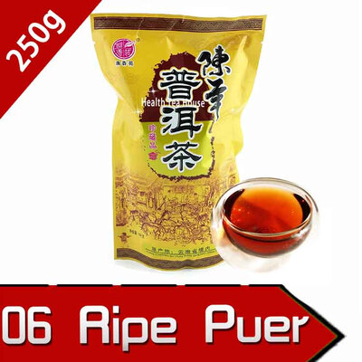 

2006 год Ripe Puer Tea Pu-er Китай Чай Юньнань хорошо подходит для похудения Loose Puerh 250г