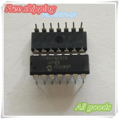 

10pcslots PIC16F676-IP PIC16F676 PIC16F676-I P PIC16F676-IP The original