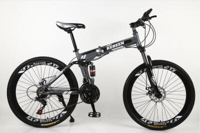 

KUBEEN mountain bike 26-inch steel 21-speed dual disc brakes variable speed bicycle