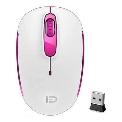 

FUDE V2c 2.4GHz Беспроводная мышь Silent Click Оптические мыши 1600DPI - Pink