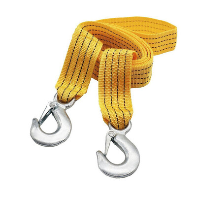 

POWERTIGER Tow Rope 9FT / 2.8M 3 Tonnes / 3000KG Автомобиль с буксирным ленточным транспортом Тяговая веревка Буксировка тянущего