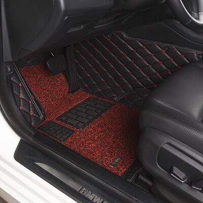 

O beautiful AYM full surrounded by silk car mats Volkswagen Lingdu special charm black red