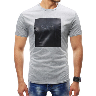 

Мужская 2018 летняя рубашка с коротким рукавом высокого качества рубашка O-Neck Slim Men T-Shirt Tops Fashion Mens Te Shirt T рубашки