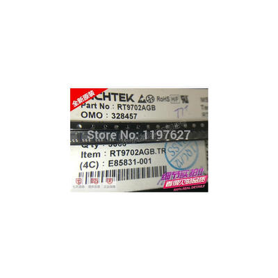 

FREE SHIPPING RT9702APB RT9702AGB RT9702 SOT23-5 ORIGINAL STOCK 10PCSLOT IC