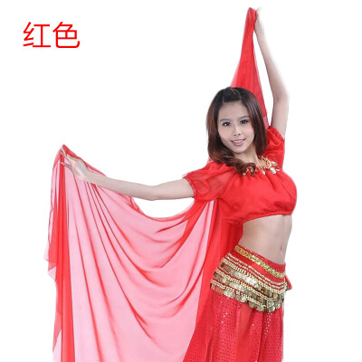 

2018 Hot Popular Belly Dance Chiffon Big Veil Shawl Scarf Gold Trim for Women on Sale 240120 cm