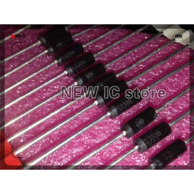 

Free shipping 100pcs 1N5338B 100 NEW IN5338B DIODE ZENER 51V 5W AXIAL