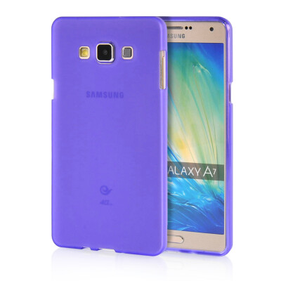 

MOONCASE Transparent Soft Flexible Silicone Gel TPU Skin Shell Back ЧЕХОЛ ДЛЯ Samsung Galaxy A7 Purple