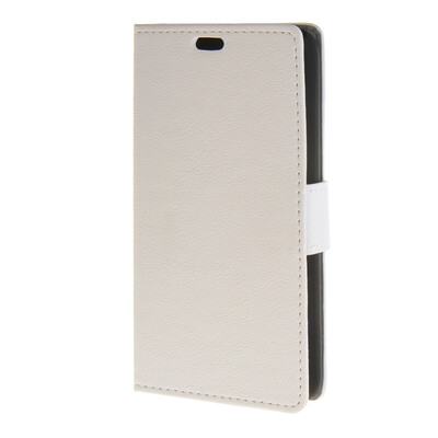 

MOONCASE Soft skin PU Wallet Flip Card Stand Back Leather Case Cover for LG AKA White