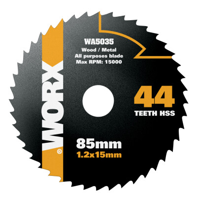 

WACKER (WORX) WA5035 пильный диск с круглой пилой 85 мм.