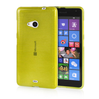 

MOONCASE Candy colors Soft Flexible Silicone Gel TPU Skin Shell Back ЧЕХОЛ ДЛЯ Microsoft Lumia 535 Green