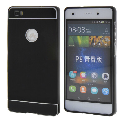 

MOONCASE чехол для Huawei Ascend P8 Life Bumper Frame Hard 2 in 1 Cover Black