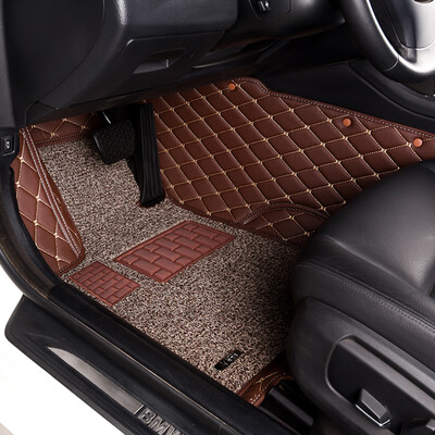 

O beautiful AYM full surrounded by silk car mats modern Yuet special business deep coffee color