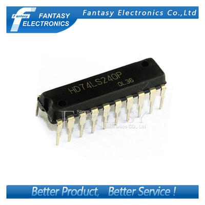 

10PCS HD74LS240P DIP20 HD74LS240 DIP SN74LS240N 74LS240 new&original IC free shipping