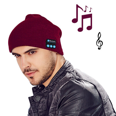 

MOCREO Fashion Bluetooth Knit Hat with Stereo Headphones and Microphone Warm Chunky Soft Beanie Hands Free Talking