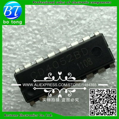 

50PCS CD4052BE DIP16 CD4052 DIP new and original IC free shipping