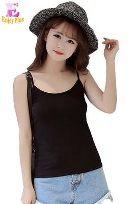 

S M L XL случайный хлопок новый лето 2018 майка с плеча черный белый серый тонкий