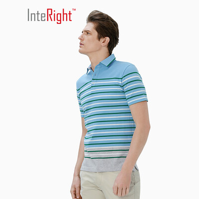 

INTERIGHT хлопок POLO рубашка мужской футболка петля цвет с коротким рукавом