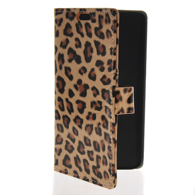 

MOONCASE Slim Leather Side Flip Wallet Card Slot Pouch Stand Back чехол для Motorola MOTO X2 XT 1097 Leopard