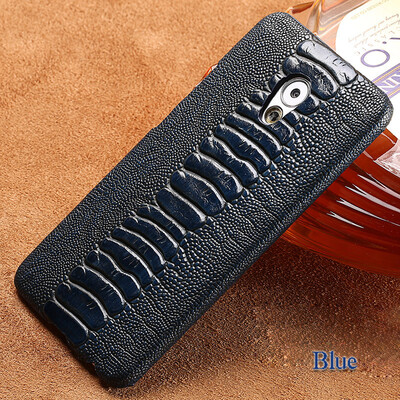

Genuine Leather Phone Case For Meizu Pro 6 Plus Case Ostrich Foot Texture Back Cover For Pro 7 Pro 5 Plus Case
