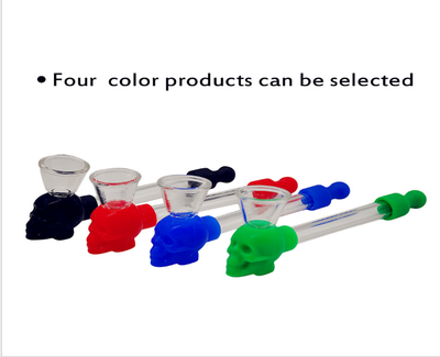 

Si Xu 4pcs new model creative design tobacco silicone smoking pipe portable silica gel Kit mini pipe